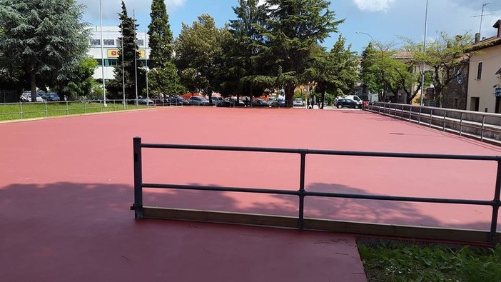 Carcare intitola la pista di pattinaggio in piazza Genta al fondatore dei Lions Club International Melvin Jones