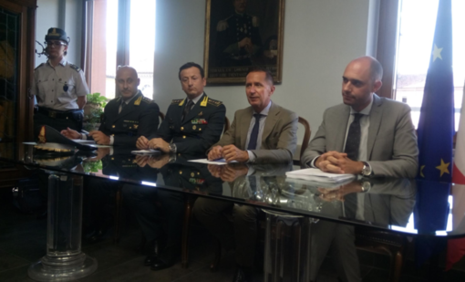 Da sinistra: Alessandro De Luca, Mario Palumbo, Pier Luigi Pianta e Davide Pretti Da sinistra: Alessandro De Luca, Mario Palumbo, Pier Luigi Pianta e Davide Pretti