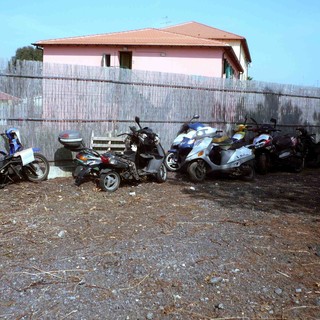Albenga, polizia municipale, raid ciclomotori
