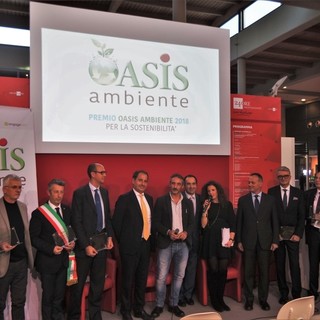 Assegnati i premi "Oasis Ambiente 2018", l’award italiano per l’ecosostenibilità