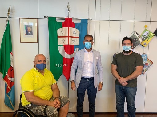 Nella foto, da sinistra, Puppo, Medusei e Valenza Nella foto, da sinistra, Puppo, Medusei e Valenza