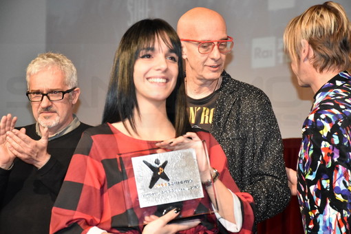 Arianna Manca (sotto le foto della premiazione)