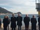 L’ammiraglio Pettorino in visita stamattina al porto di Finale Ligure