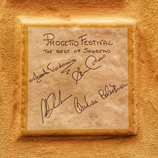 Ai "Progetto Festival" la targa nel muretto dei Fieui di Caruggi di Albenga