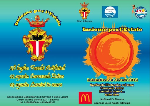 Bagni marini Savona - Vado: il programma delle iniziative Bagni marini Savona - Vado: il programma delle iniziative