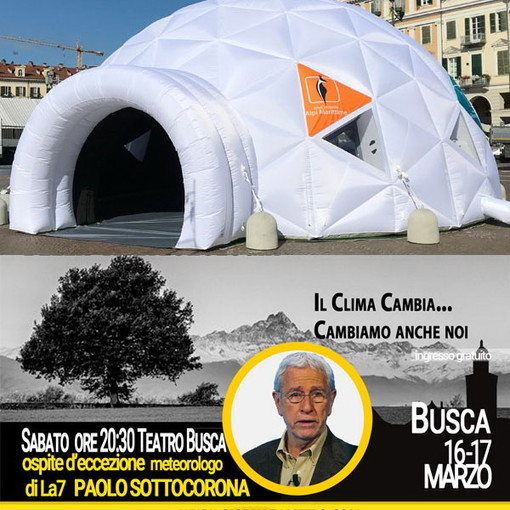 "Il clima cambia, cambiamo anche noi": 16 e 17 marzo Busca Capitale della Meteorologia