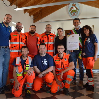 Pietra Ligure, consegnato un riconoscimento al team di 'Pietra Soccorso' (FOTO)