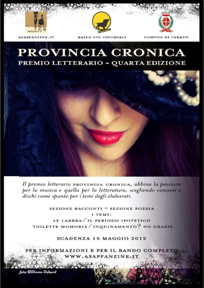“Provincia Cronica” il concorso lettrario legato alla musica “Provincia Cronica” il concorso lettrario legato alla musica