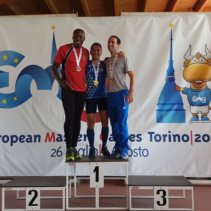 Atletica Arcobaleno Savona: doppio oro di Stefano Pasquato agli European Master Games Atletica Arcobaleno Savona: doppio oro di Stefano Pasquato agli European Master Games