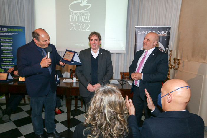 All'azienda "Albenga in tavola" la targa "Custodi del Territorio" promossa dall'associazione ristoranti della Tavolozza