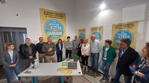 Albisola, &quot;La Nostra Città&quot; del candidato sindaco Garbarini presenta i componenti della lista (FOTO e VIDEO)