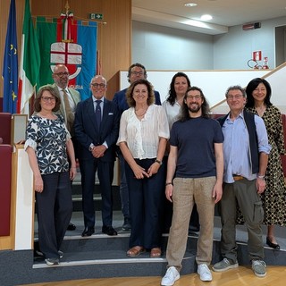 Una delegazione di giornalisti spagnoli in visita a Genova accolta nell’Aula del Consiglio regionale