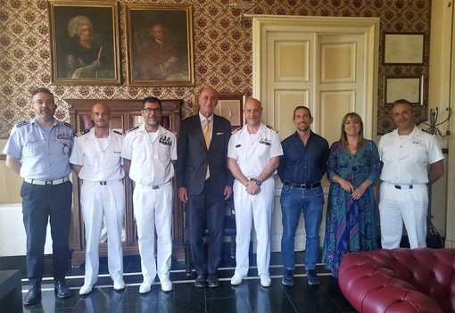 Il neocomandante della Capitaneria di Porto di Savona in visita ad Alassio