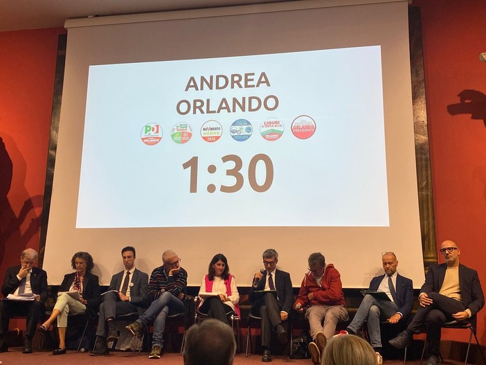 Confronto Regionali, Andrea Orlando non si risparmia: "Non c’è democrazia senza partecipazione e non c’è dove c’è mafia" Confronto Regionali, Andrea Orlando non si risparmia: "Non c’è democrazia senza partecipazione e non c’è dove c’è mafia"