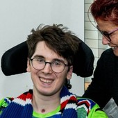 Paolo Sarullo con la mamma Miranda