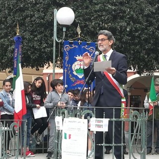 Pietra Ligure celebra il 25 aprile, il sindaco Valeriani: "Farò di tutto per tenere vivi i valori democratici"