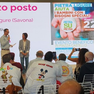 Pietra Ligure sul podio nazionale della solidarietà: terzo posto per la cena “Pietra su Pietra”