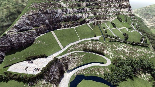 Toirano, presentato il nuovo "Polo Outdoor" all'interno dell'ex cava Martinetto