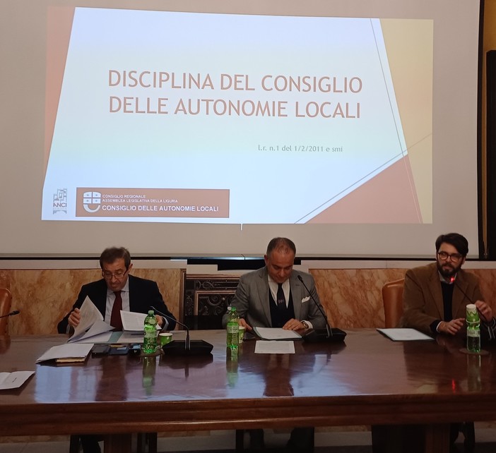 Insediato il nuovo Consiglio delle autonomie locali, Pierangelo Olivieri confermato presidente