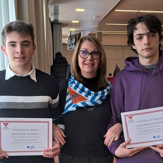 Istituto "Patetta" di Cairo, Alessio Gagliardo e Patrick Monti premiati per la poesia: un viaggio nella Memoria tra Austria e Germania