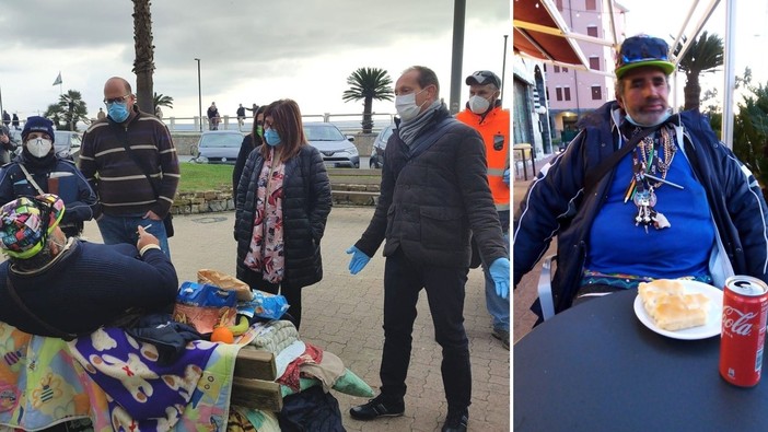 Porter, il clochard sempre sorridente di Andora convinto dal sindaco a farsi aiutare: “Non è ammissibile che possa vivere così” Porter, il clochard sempre sorridente di Andora convinto dal sindaco a farsi aiutare: “Non è ammissibile che possa vivere così”