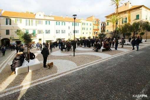 La nuova Piazza Vittorio Emanuele II di Pietra Ligure