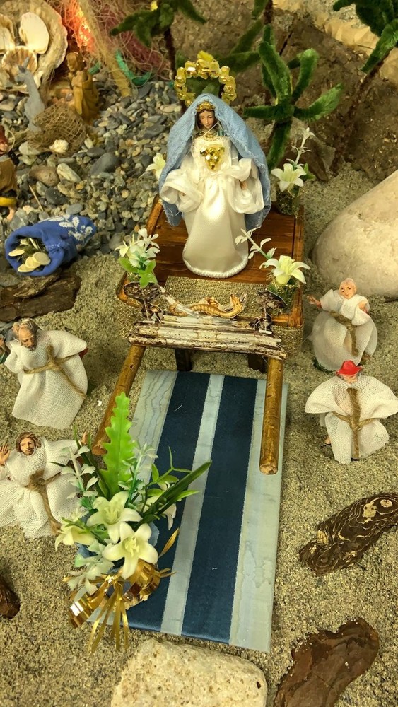 Inaugurato il presepe della Compagnia di San Pietro a Finalmarina