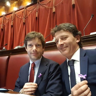 Luca Pastorino: "Il fiocchetto lilla arriva alla camera"