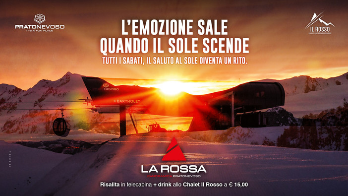 Prato Nevoso scommette sui suoi tramonti. Da sabato 8 febbraio arriva il saluto al sole Prato Nevoso scommette sui suoi tramonti. Da sabato 8 febbraio arriva il saluto al sole