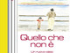 In anteprima: la copertina di "Quello che non è", che verrà ufficialmente presentato l'8 dicembre In anteprima: la copertina di "Quello che non è", che verrà ufficialmente presentato l'8 dicembre