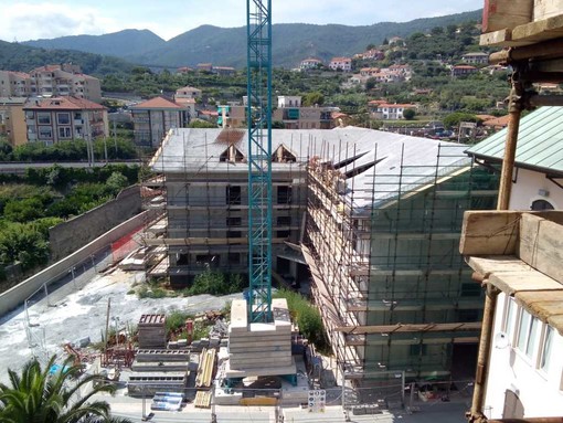 Spotorno, completate le opere strutturali del nuovo edificio che amplia la RSA di &quot;Sereni Orizzonti&quot;