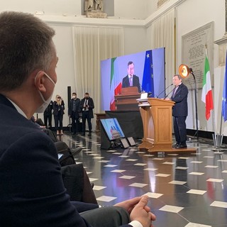 Draghi a Genova, Rixi (Lega): "Caro energia frena bandi opere, premier tocca con mano" Draghi a Genova, Rixi (Lega): "Caro energia frena bandi opere, premier tocca con mano"