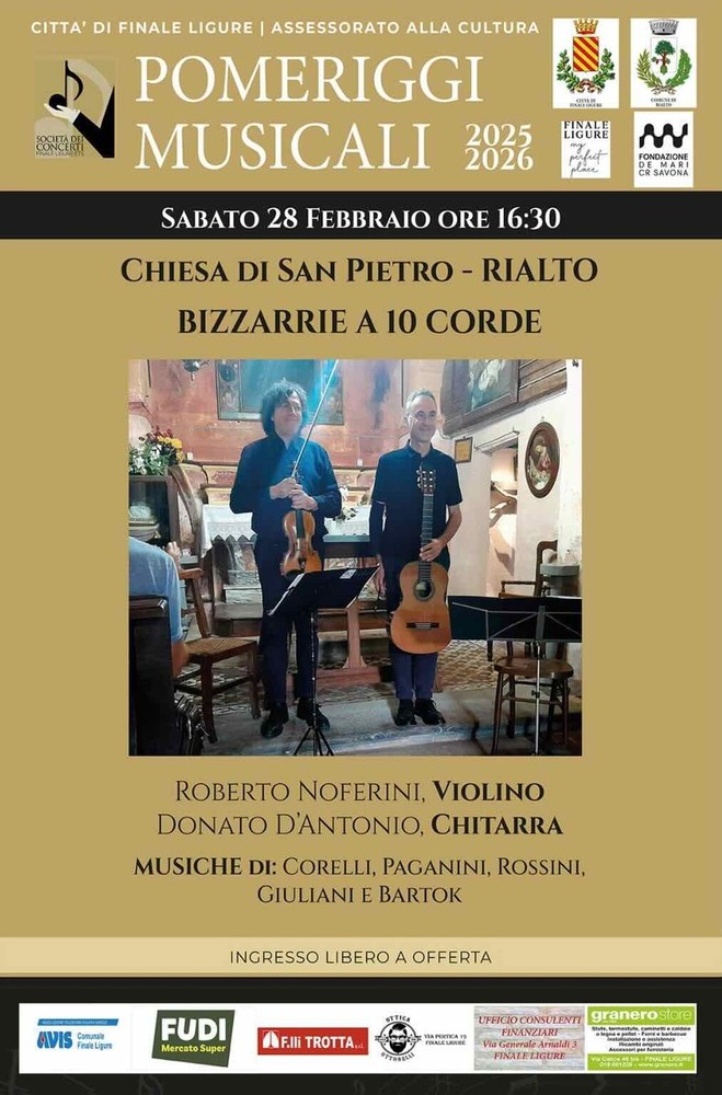 “Bizzarrie a 10 corde” nella Chiesa San Pietro di Rialto