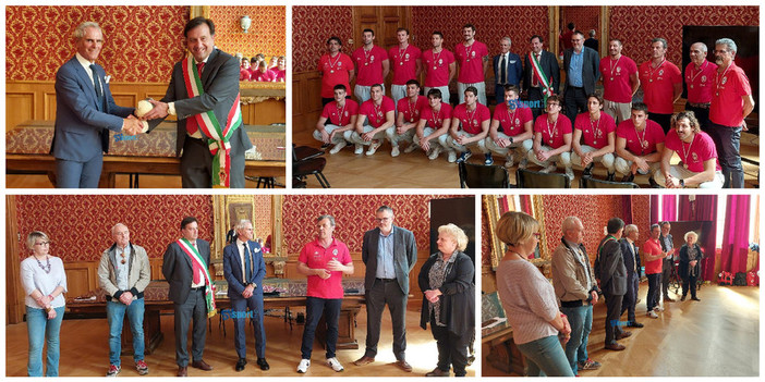 Savona, la Rari Nantes premiata in Comune. Presidente Polti: "I savonesi ritornino in piscina per rivivere i vecchi fasti" (VIDEO)