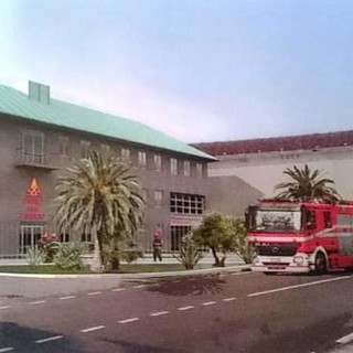 Varazze, proseguono i lavori per la nuova caserma dei vigili del fuoco. Bozzano: "Presto tutto il comprensorio potrà contare su un servizio d'emergenza ancora più efficiente" (FOTO)