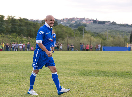 Enrico Ruggeri e Antonio Ornano al 19° Galà delle Stelle nello Sport per la partita del cuore