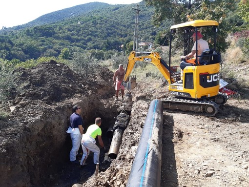 Rottura dell'acquedotto ad Alassio: conclusa la riparazione