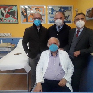Renato Giusto con Achille Morando e altri due storici colleghi informatori scientifici del farmaco savonesi Renato Giusto con Achille Morando e altri due storici colleghi informatori scientifici del farmaco savonesi