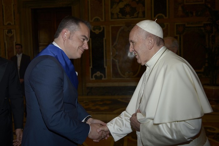 Le Province in udienza dal Papa, il Presidente Olivieri: "Un pieno riconoscimento del ruolo che i nostri Enti svolgono sul territorio"