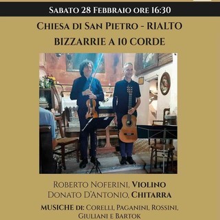 “Bizzarrie a 10 corde” nella Chiesa San Pietro di Rialto