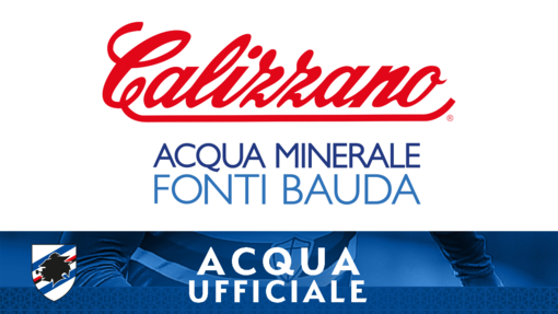 Acqua Minerale Calizzano è l'acqua ufficiale della Sampdoria Acqua Minerale Calizzano è l'acqua ufficiale della Sampdoria