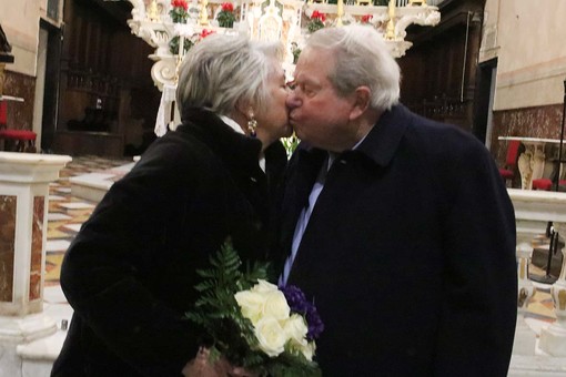 Alassio: Bruna e Franco oggi sposi, ancora dopo 50 anni