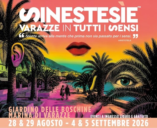 Varazze Cult Fest al via con "Sinestesìe": la cultura si fa esperienza per tutti i sensi