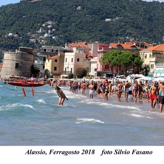Alassio, calo dei turisti a Ferragosto (FOTO)