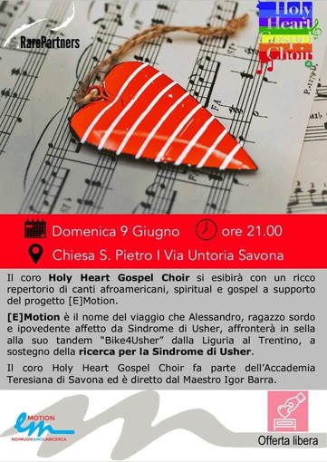 Savona, l'Holy Heart Gospel Choir in concerto per "[E]Motion"