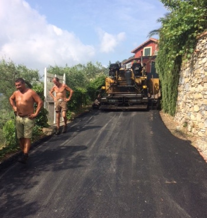Alassio: stasera fine lavori per la Strada Solva - Cavia Alassio: stasera fine lavori per la Strada Solva - Cavia
