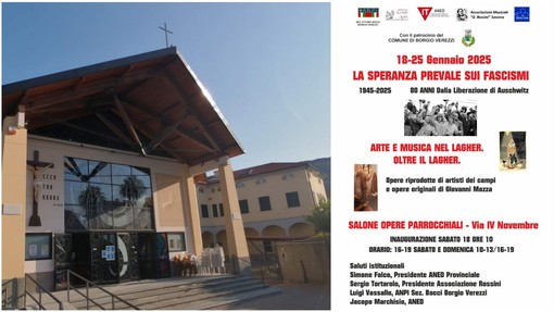 "Arte e musica nel lager", a Borgio Verezzi una mostra ad 80 anni dalla liberazione di Auschwitz