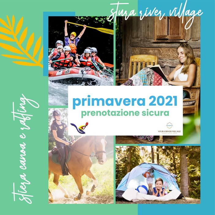 Un weekend nella natura a maggio? Scegli lo Stura River Village