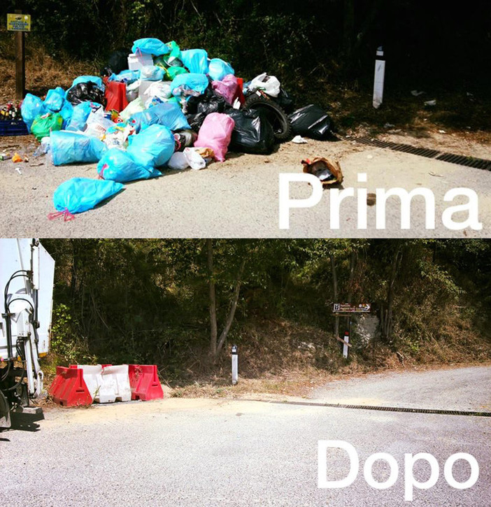 Tovo San Giacomo contro gli abbandoni selvaggi di spazzatura