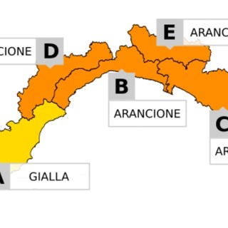 Maltempo, l'allerta passa ad arancione nel levante savonese e in Val Bormida Maltempo, l'allerta passa ad arancione nel levante savonese e in Val Bormida